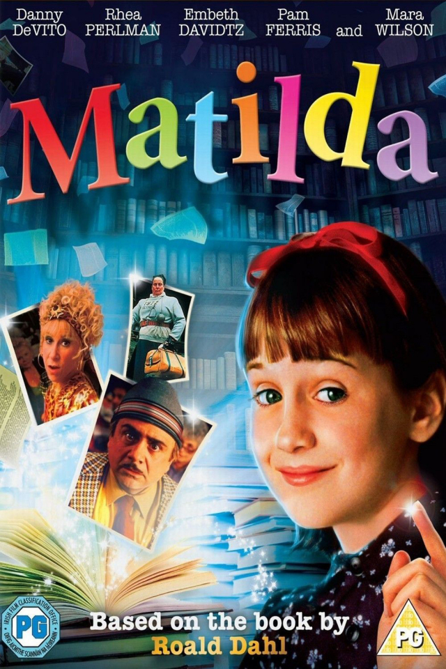 영화 마틸다의 홍보 포스터.