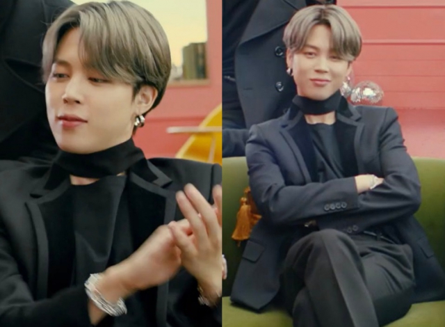 사진. 방탄소년단 지민 (삼성 모바일 공식 SNS, 유튜브 채널)
