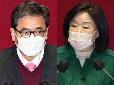 곽상도 국민의힘 의원(왼쪽). 심상정 정의당 의원. 연합뉴스