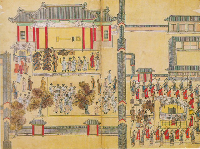 1817년(순조 17년), 종이에 채색, 34.1×46.5㎝, 고려대학교도서관 소장
