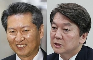 정청래, 안철수. 연합뉴스
