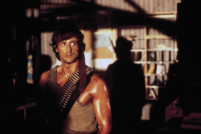 1982년작 영화 '람보'의 한 장면