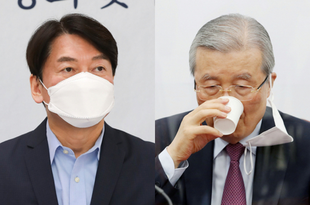 안철수 국민의당 서울시장 후보, 김종인 국민의힘 비상대책위원장