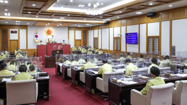 대구시의회 본회의 전경. 대구시의회 제공