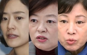 고민정, 진선미, 남인순. 연합뉴스