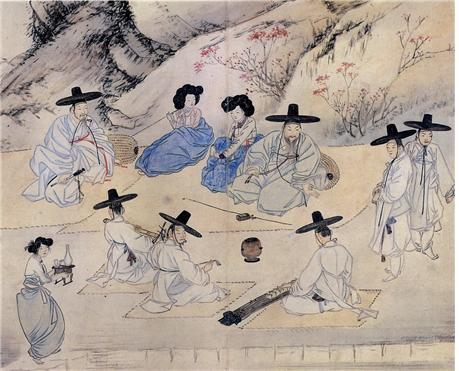 종이에 채색, 28.2×35.6㎝, 간송미술문화재단 소장