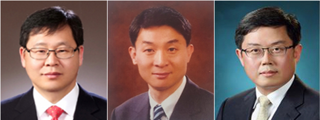 문재인 대통령이 30일 청와대 경제수석비서관에 안일환 현 기획재정부 제2차관(왼쪽)을, 기획재정부 1차관에 이억원 청와대 경제정책비서관(가운데)을, 기획재정부 2차관에 안도걸 기획재정부 예산실장을 내정했다. 연합뉴스