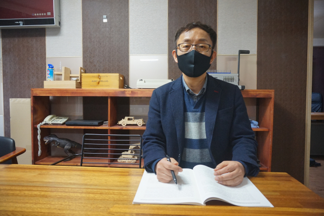 이상헌 한국자폐인사랑협회 대구지부장이 자폐 장애인에 대한 따뜻한 관심과 배려를 당부했다. 허현정 기자