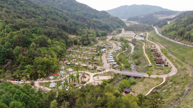 영주호 캠핑장 전경. 영주시 제공