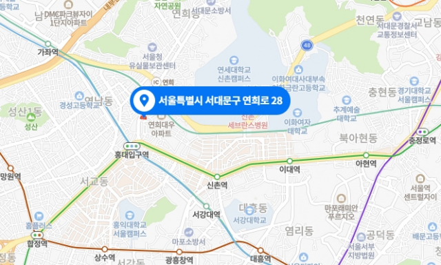 예수비전치유센터 서울수정교회 위치. 네이버 지도