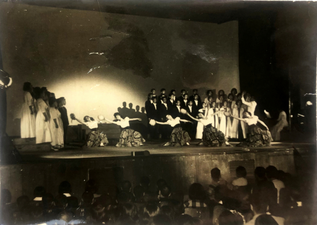1966년 4월 전원합창단·대구바레아카데미 공연 사진