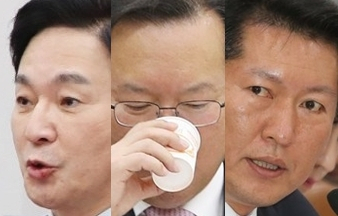 원희룡, 김부겸, 정청래. 연합뉴스