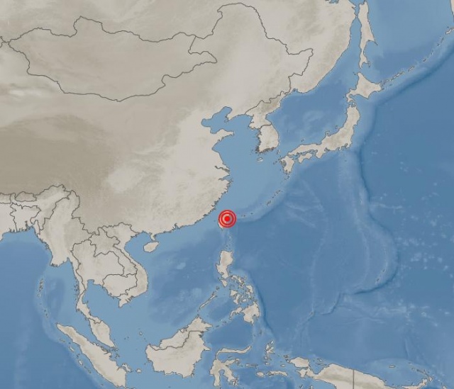 대만 규모 5.8 지진. 기상청