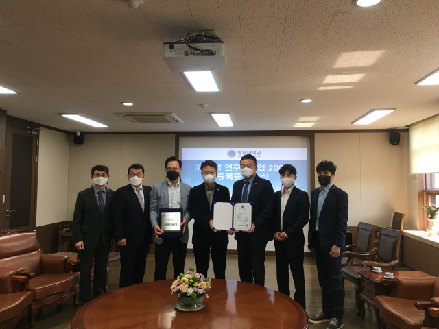 대구특구는 19일 200호 연구소기업 돌파를 기념해 영남대에서 기념식을 개최했다. 대구특구 제공