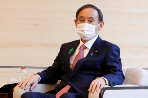 스가 요시히데 일본 총리. 연합뉴스