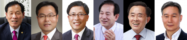 (왼쪽부터) 고우현, 김학홍, 서원, 신현국, 이성규, 채홍호