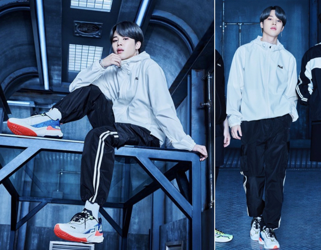 방탄소년단 지민 (사진_휠라 SNS)