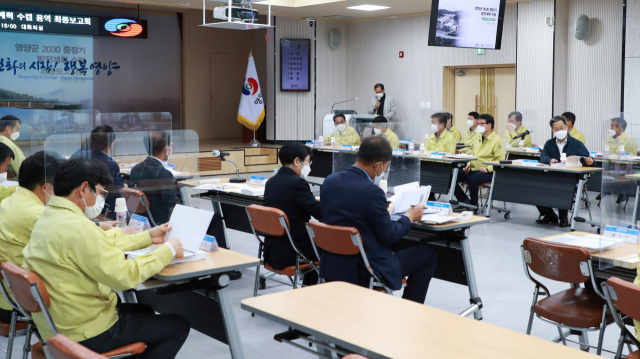 영양군은 지난달 28일 2030 영양 중장기발전계획 수립용역 최종 보고회를 열었다. 영양군 제공