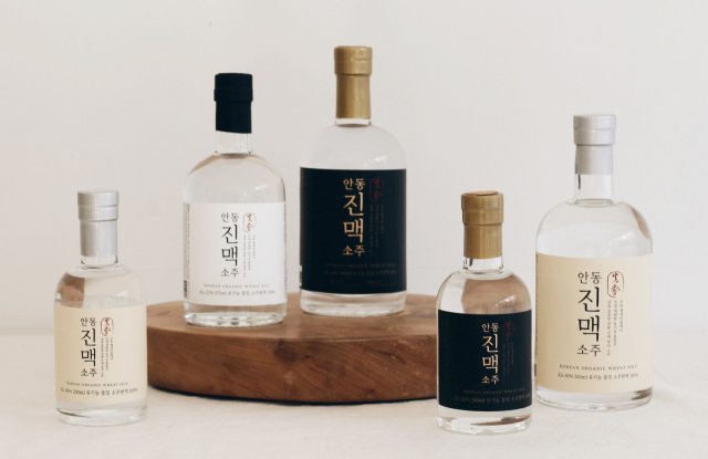 아동 맹개술도가에서 빚은 진맥소주가 미국 샌프란시스코 국제주류품평회에서 세계적 품질과 풍미를 인정받았다. 안동시 제공