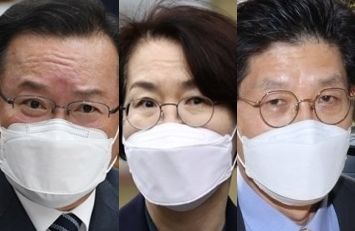김부겸, 임혜숙, 노형욱. 연합뉴스