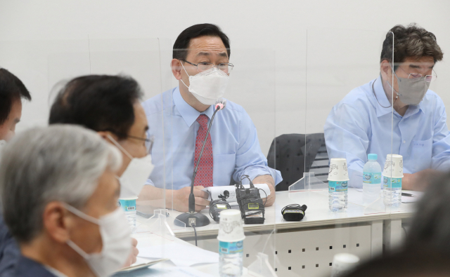 국민의힘 주호영 전 원내대표가 13일 서울 마포구 마포포럼에서 열린 