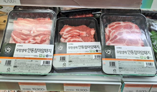 안동참마돼지가 다음달 6일까지 초록마을 전국 400여개 매장에서 경북지역 친환경 농축산물과 함께 할인 판매행사에 들어갔다. 안동시 제공