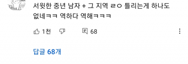 개그맨 강성범 씨의 지역 차별 발언으로 논란이 되자, 온라인 커뮤니티 등에서는 그의 고향을 두고 운운하는 댓글이 달렸는데 또다른 지역 혐오로 확대 재생산되고 있는 모습이다. 유튜브 캡처