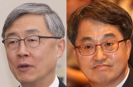 최재형 감사원장, 김동연 전 경제부총리. 연합뉴스