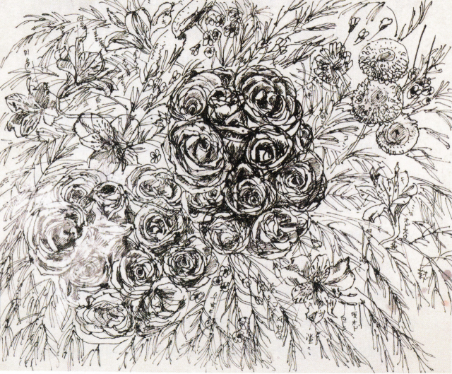 종이에 사인펜, 28×34㎝, 개인 소장