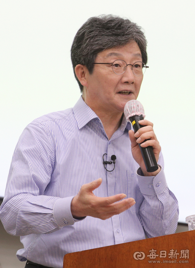 국민의힘 유승민 전 의원이 31일 영남대학교에서 
