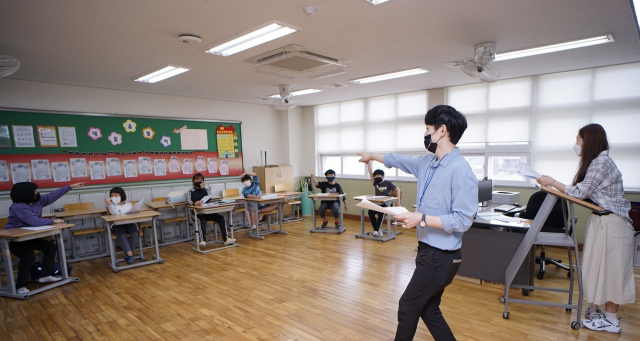 성남초교의 교육연극 수업 모습. 대구시교육청 제공