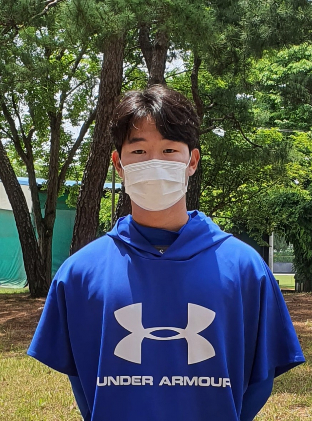 현재 경산볼파크에서 수술 후 재활훈련에 임하고 있는 삼성라이온즈 황동재. 김우정 기자