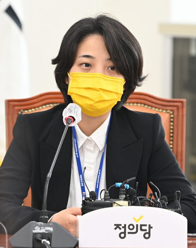 정의당 류호정 의원. 연합뉴스