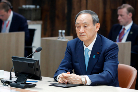 스가 요시히데 일본 총리. 연합뉴스