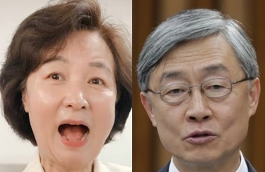 추미애, 최재형. 추미애 페이스북, 연합뉴스