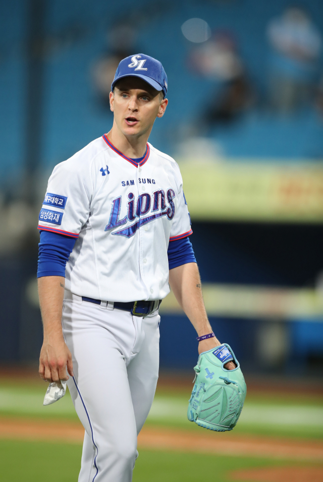 삼성라이온즈 데이비드 뷰캐넌. 삼성라이온즈 제공