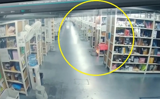 쿠팡 물류센터 화재 CCTV 화면 캡처.권영세 의원실 제공
