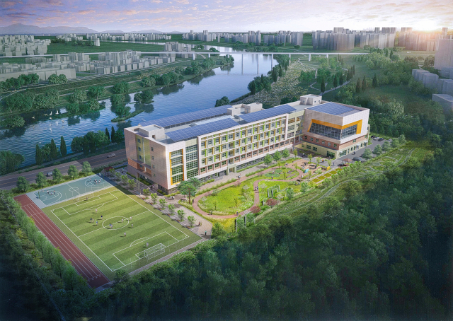 대구이룸고 조감도. 직업교육 중점 특수학교인 대구이룸고가 내년 3월 개교한다. 대구시교육청 제공