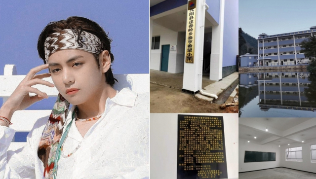 사진. 방탄소년단(BTS) 뷔 (바이두뷔바 sns)