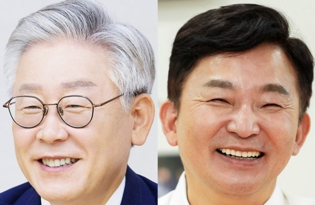 이재명 더불어민주당 대선후보와 원희룡 전 제주지사. 매일신문DB