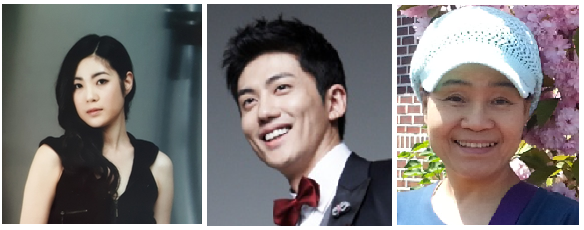 왼쪽부터 명소요(육영수 역), 장창훈(박정희 역), 조승현(육영수 여사 모친 역) 배우