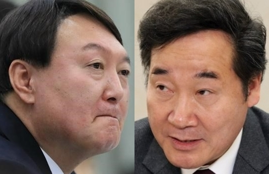 윤석열, 이낙연. 연합뉴스