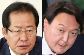 홍준표, 윤석열. 연합뉴스