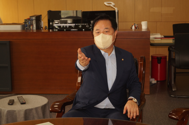 더불어민주당 김두관 대선 예비후보. 전병용 기자