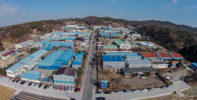 영주시 장수 농공단지 전경. 영주시 제공