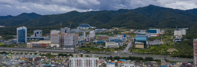 대구 동구 괴전동 상공에서 바라본 대구신서혁신도시 전경. 매일신문 DB