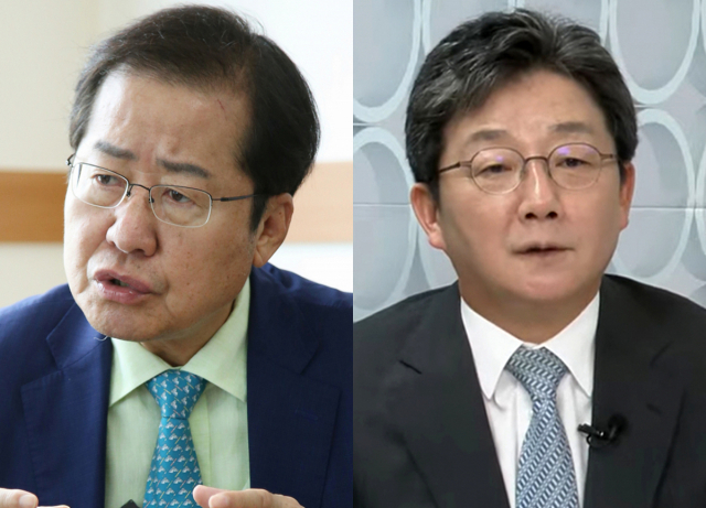 홍준표 국민의힘 의원(왼쪽), 유승민 전 의원.