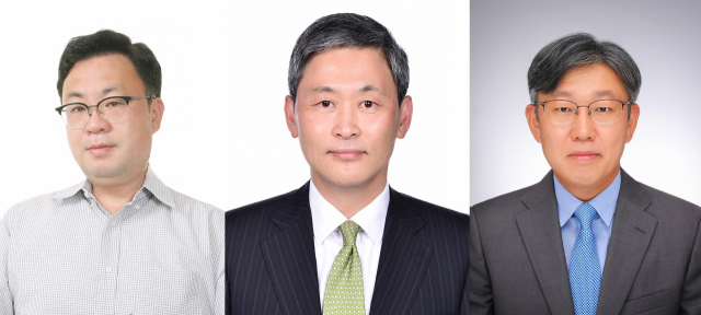 강권찬 신임 시민참여비서관, 김정회 신임 신남방·신북방비서관, 김이탁 신임 국토교통비서관. 청와대 제공