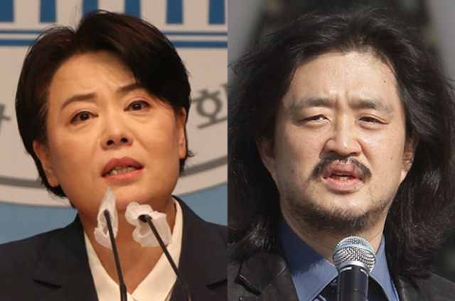 윤희숙 국민의힘 의원과 방송인 김어준. 매일신문 DB