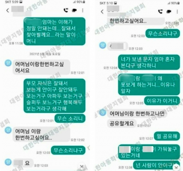 대한아동학대방지협회 카페 캡쳐.